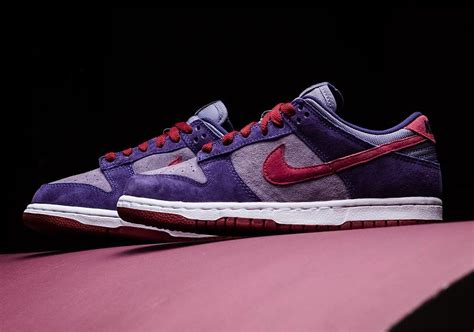 nike dunks low plum